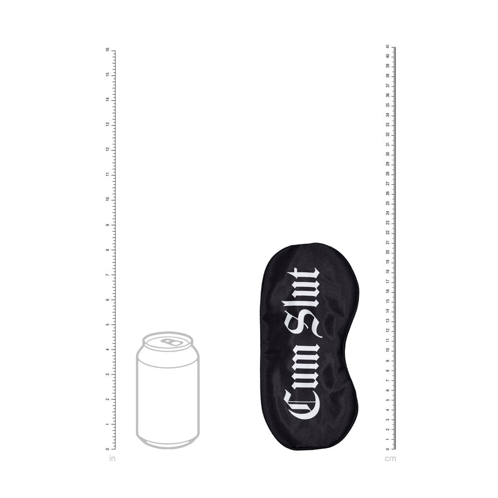Ouch Satin Mask – "Cum Slut" Printed Luxurious Eye Mask > Bondage Gear > Blindfolds