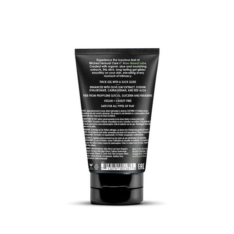 Wicked Sensual Care Aloe Vera Lubricant 4oz – Vegan Cruelty-Free Lubricant > Lube > Water Based