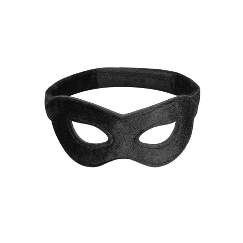 Ouch! Velvet & Velcro Adjustable Open Eye Mask - Restraint Masks
