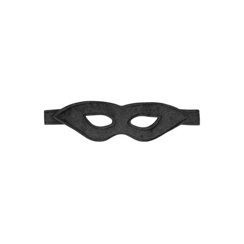 Ouch! Velvet & Velcro Adjustable Open Eye Mask - Restraint Masks