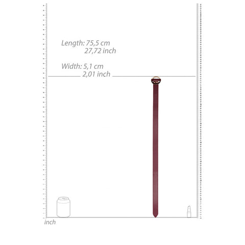 Ouch Halo Thigh Cuffs Burgundy Leg Restraints for BDSM Play > Bondage Gear > Restraints