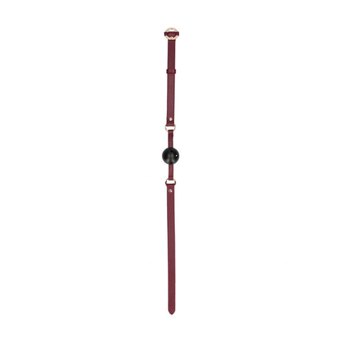 Ouch Halo Breathable Ball Gag Burgundy Mouth Restraint Gags