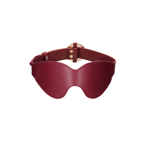 Ouch Halo Eyemask Burgundy Eye Mask for Sensory Deprivation and BDSM Play Masks