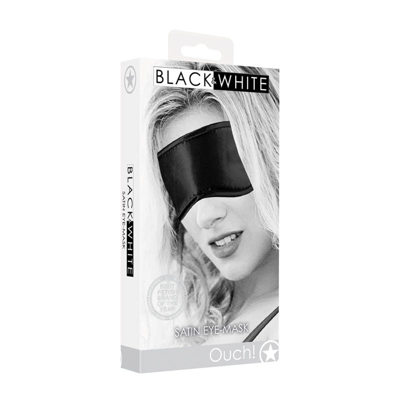 White Satin Eye Mask Blindfold – Silky Satin Sleep Mask > Bondage Gear > Blindfolds