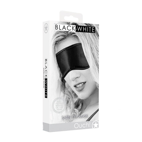 White Satin Eye Mask Blindfold for Relaxation and Intimate Moments > Bondage Gear > Blindfolds