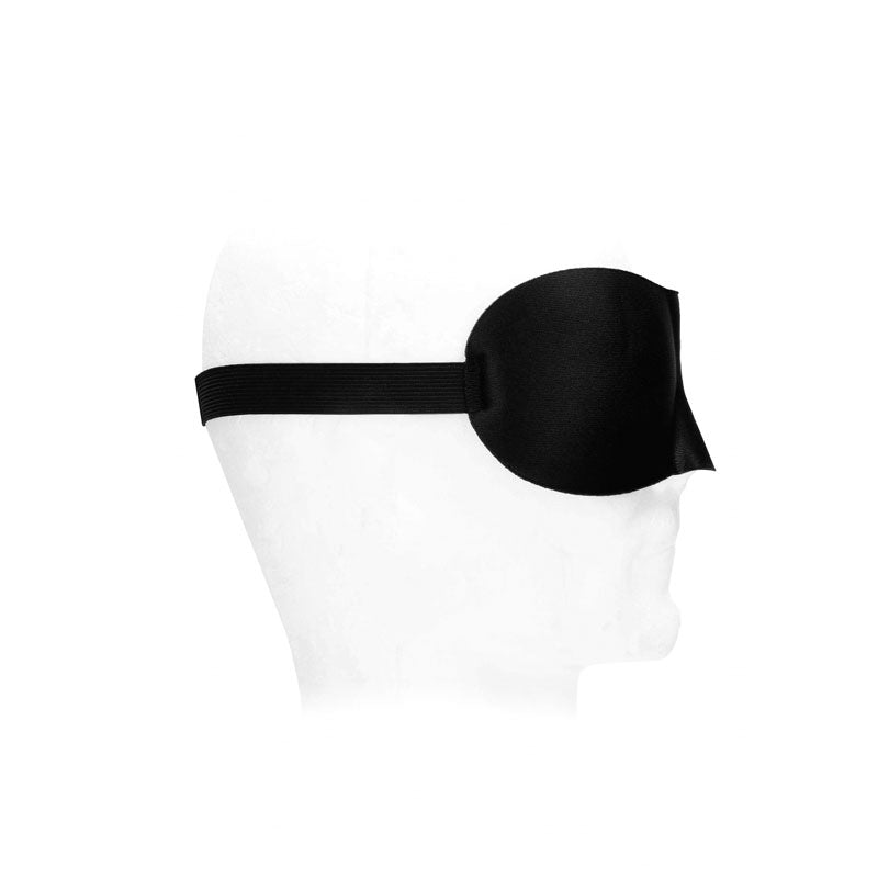 Ouch White Satin Curvy Eye Mask Eye Restraint > Bondage Gear > Masks
