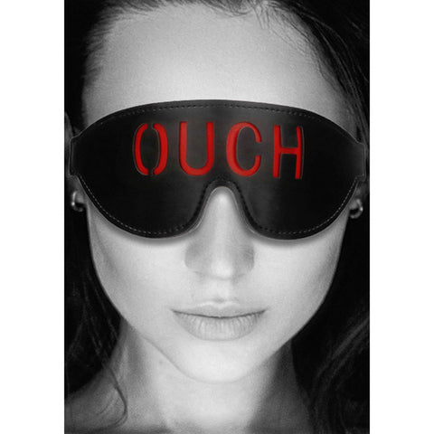 Ouch White Bonded Leather Eye Mask Ouch Eye Restraint > Bondage Gear > Blindfolds