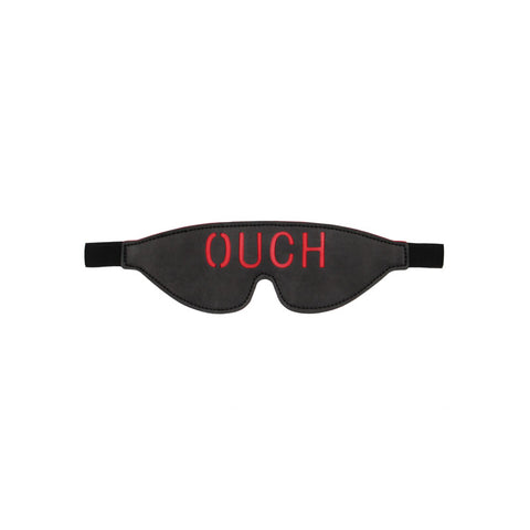 Ouch White Bonded Leather Eye Mask Ouch Eye Restraint > Bondage Gear > Blindfolds