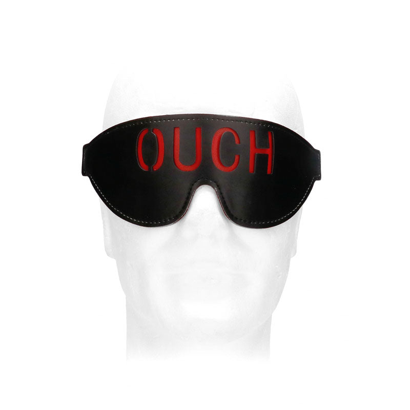 Ouch White Bonded Leather Eye Mask Ouch Eye Restraint > Bondage Gear > Blindfolds
