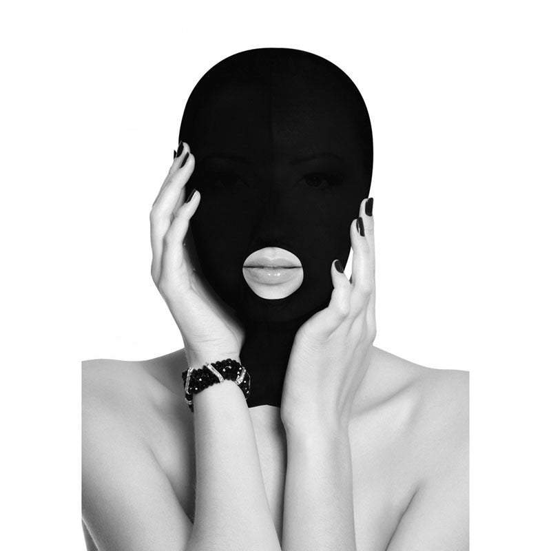 Ouch Submission Mask - Shiny Lightweight Breathable Hood Mask Secondary image