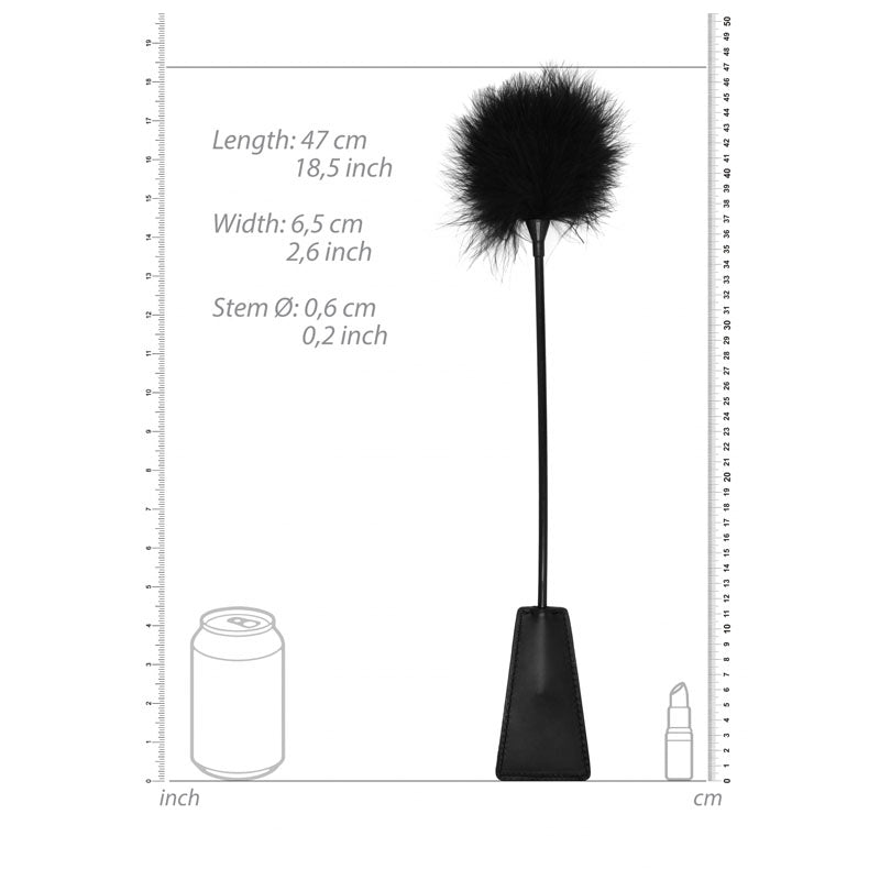 Ouch Feather Crop with Feather Tickler – Splashproof 44 cm Crop > Bondage Gear > Handcuffs