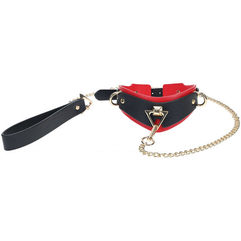 Ouch Milan Collection Collar with Leash for Adults > Bondage Gear > Collars