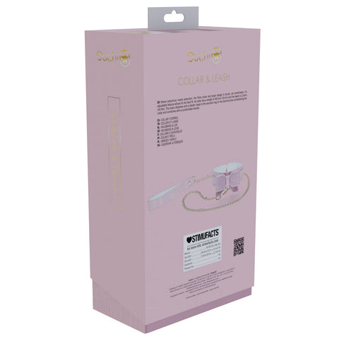 Ouch Paris Collection Collar with Leash Set for Elegant Pet Control > Bondage Gear > Collars