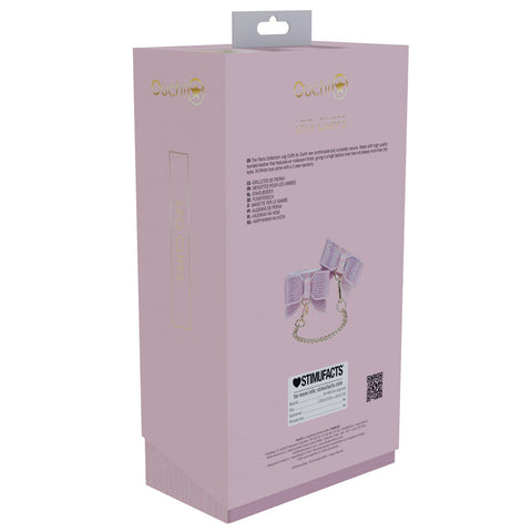 Ouch Paris Collection Leg Cuffs Premium Bonded Leather Adjustable Ankle Restraints > Bondage Gear > Restraints