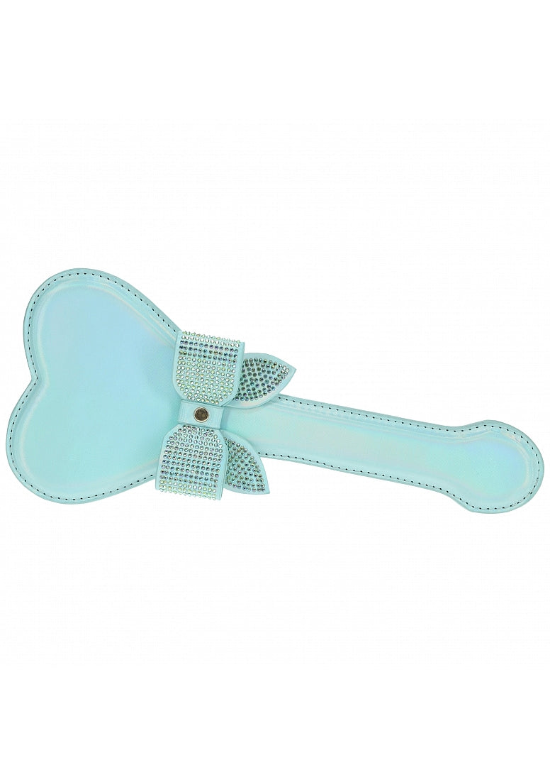 Ouch Paris Collection Paddle for Sensual Pleasure and Bondage Play Blue Whips & Paddles