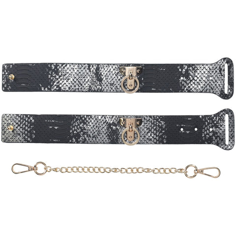 Ouch Florence Collection Handcuffs High Quality Bonded Leather > Bondage Gear > Handcuffs