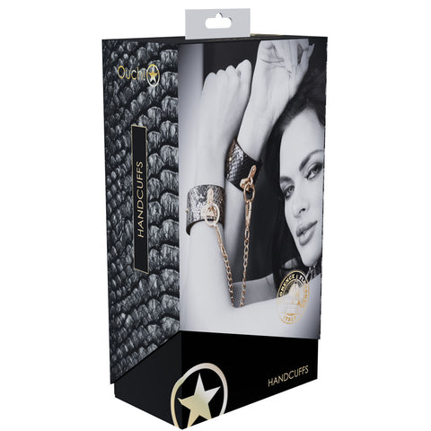 Ouch Florence Collection Handcuffs High Quality Bonded Leather > Bondage Gear > Handcuffs