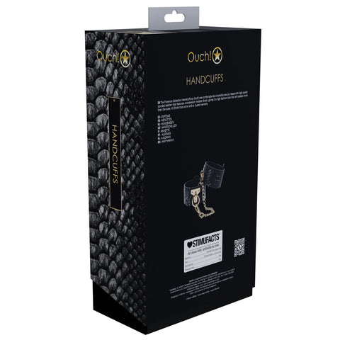 Ouch Florence Collection Handcuffs High Quality Bonded Leather > Bondage Gear > Handcuffs