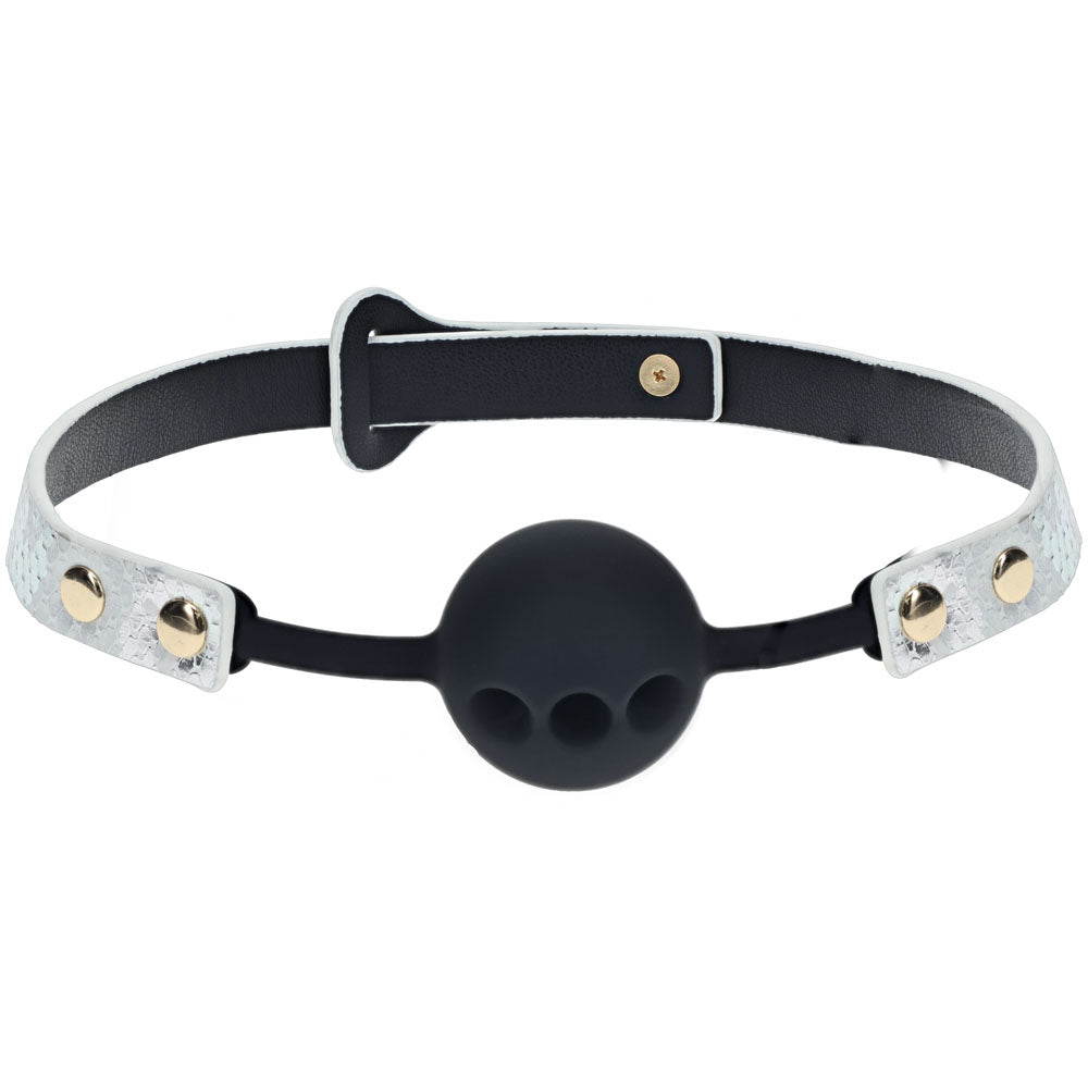 OUCH! Florence Collection Silicone Ball Gag Breathable Restraint 60cm > Bondage Gear > Gags and Bits