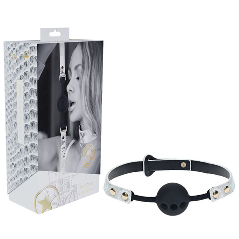 OUCH! Florence Collection Silicone Ball Gag Breathable Restraint 60cm Gags