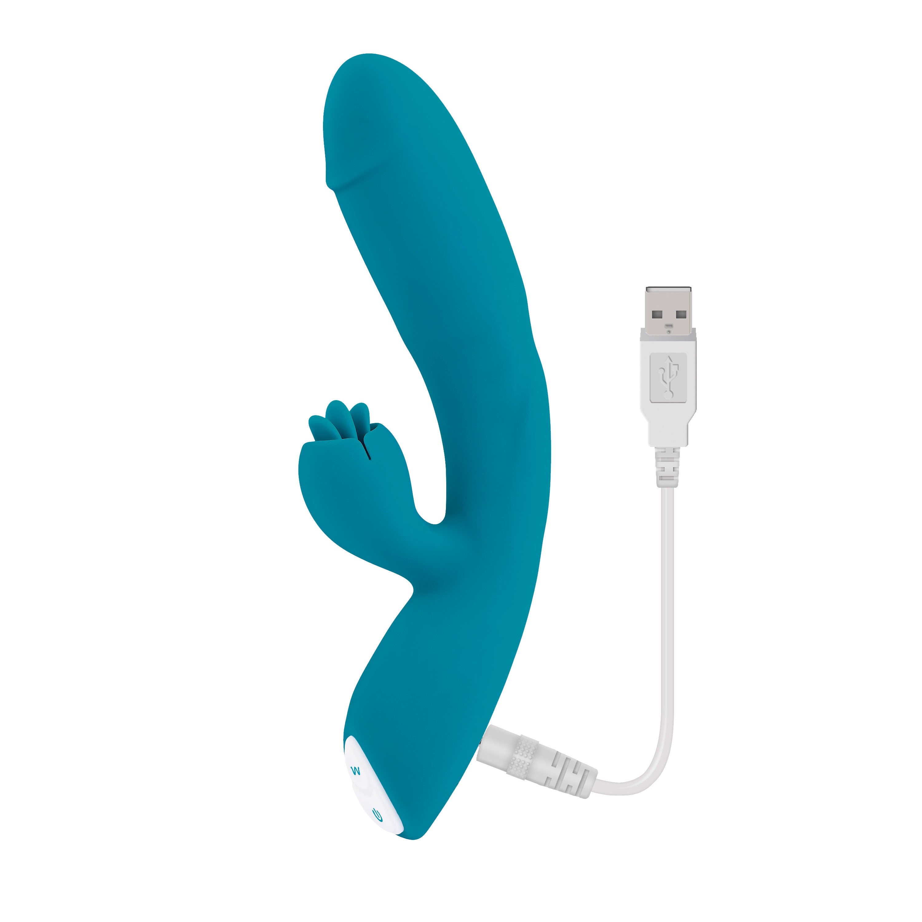 Evolved FIERCE FLICKER Dual Vibe 19.5cm Waterproof > Vibrators > Ladies > Rabbit