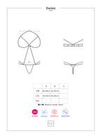 Obsessive Darkie Crotchless Teddy Lingerie Bodysuit > Clothes > Teddies