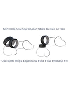 Fantasy C-Ringz Max Width Silicone Cock Rings Set of 2 > Cock Ring > Sets