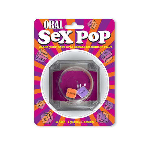 Oral Sex Pop Popping Dice Game for Adventurous Couples Default Title Board Games
