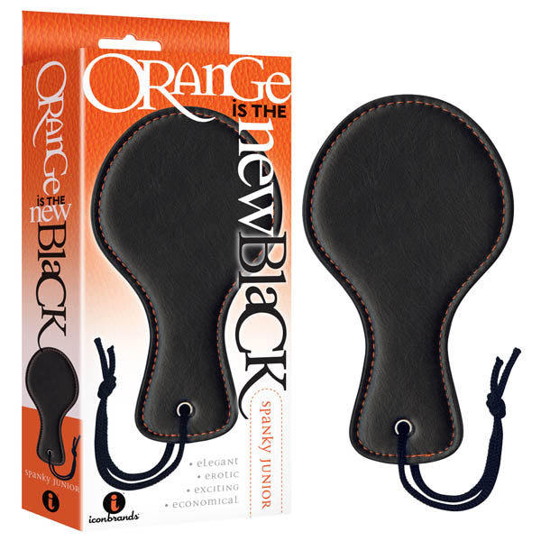 Orange Is The New Spanky Junior Paddle Black Whips & Paddles