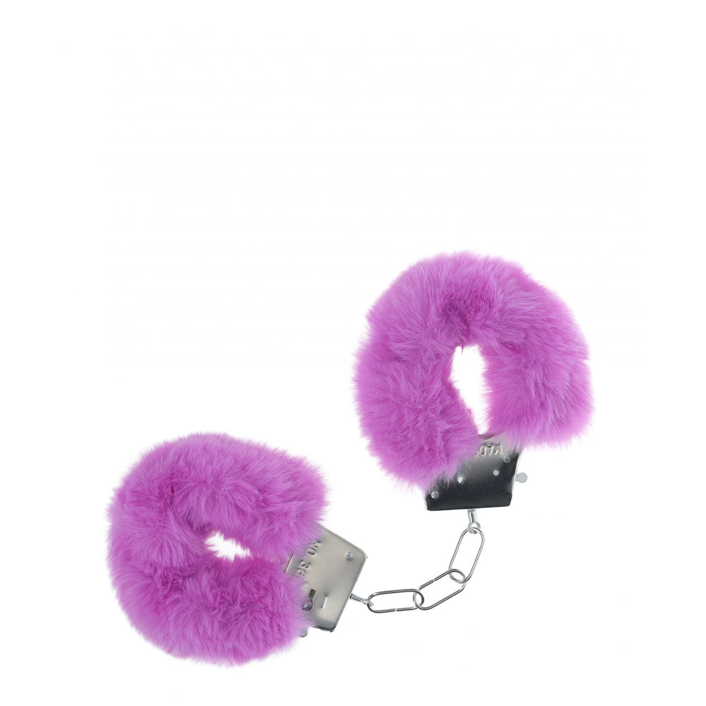 Ouch Classic Fluffy Cuffs Purple Soft Restraints for Intimate Adventures Default Title > Bondage Gear > Handcuffs