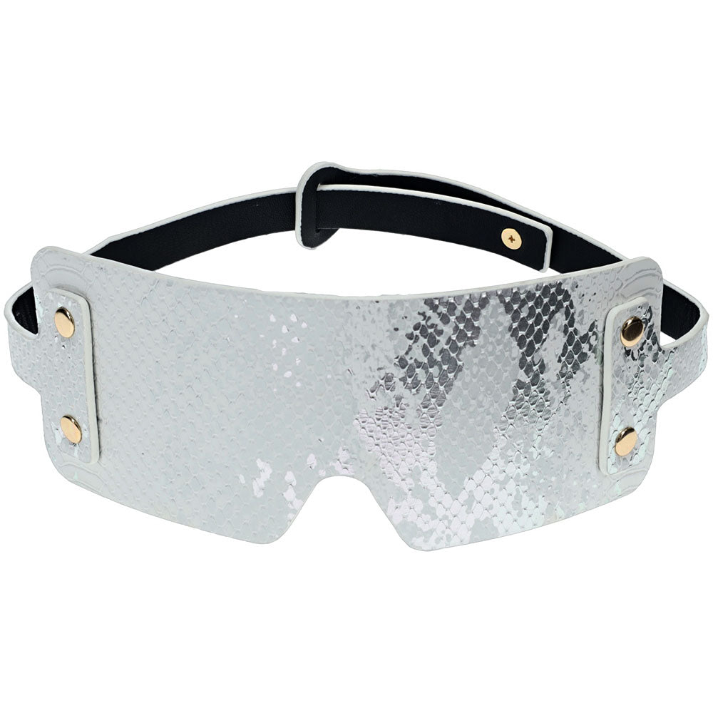 Ouch Florence Collection Bonded Leather Blindfold Sensual Intimacy Accessory > Bondage Gear > Blindfolds