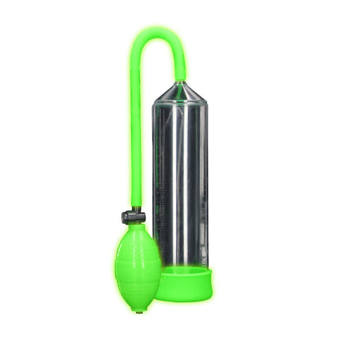 Ouch Glow In The Dark Classic Penis Pump Clear Pumps