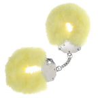 Ouch Heavy Duty Fluffy Cuffs Yellow Fluffy Restraints > Bondage Gear > Handcuffs