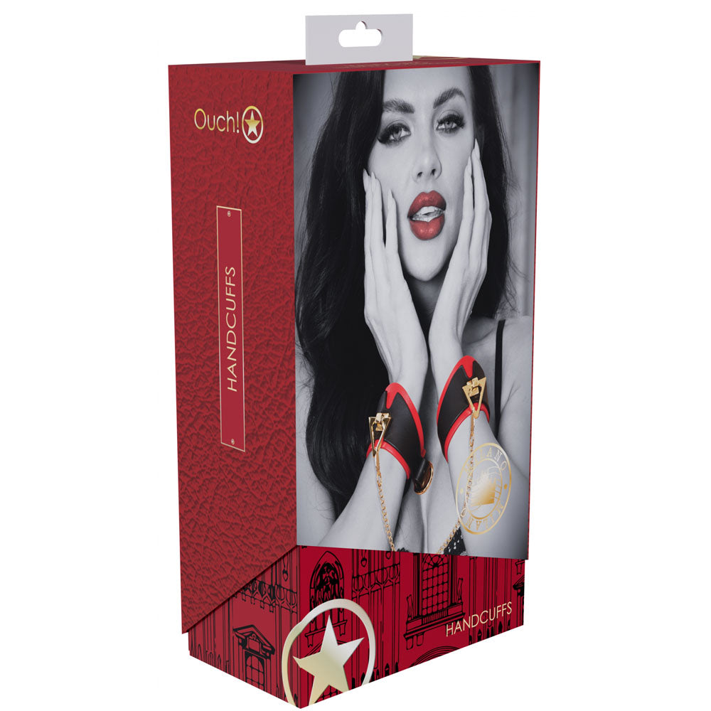 Ouch Milan Collection Handcuffs High Quality Bonded Leather Chic Design > Bondage Gear > Handcuffs
