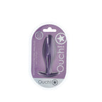 Ouch Oval Metallic – Silicone Large Butt Plug > Anal Range > Butt Plugs