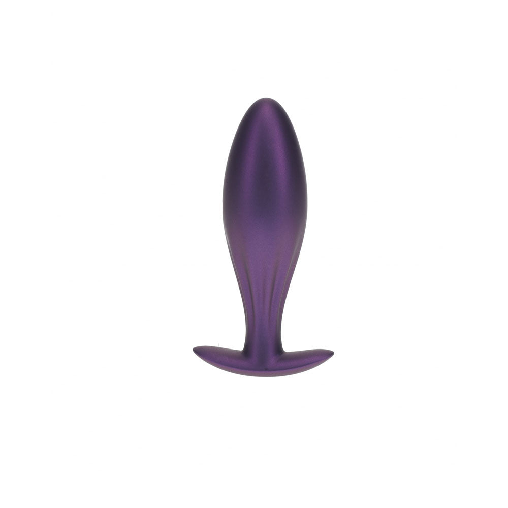 Ouch Oval Metallic – Silicone Large Butt Plug Secondary image
