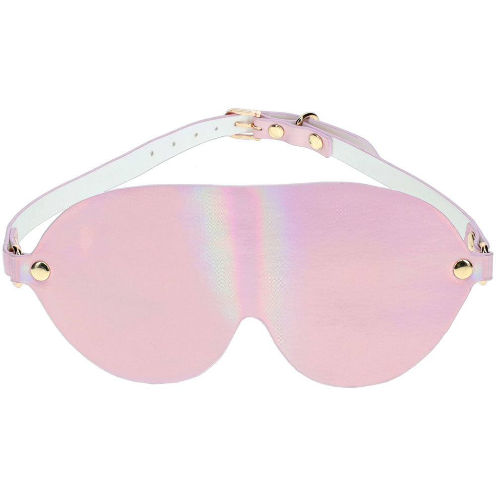 Ouch Paris Collection Blindfold – Bonded Leather Sensory Play Mask > Bondage Gear > Blindfolds Main image