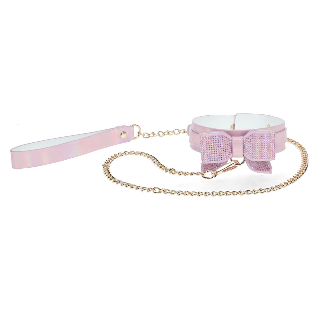 Ouch Paris Collection Collar with Leash Set > Bondage Gear > Collars & Leashes