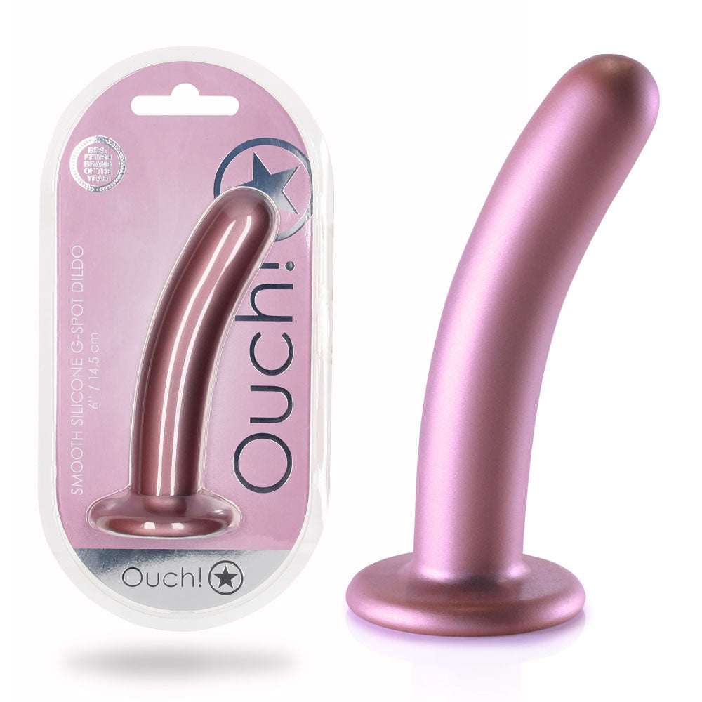 Ouch Smooth Silicone G Spot Dildo 6 Inch 14 5 Centimeter > Dildos > Neutral Dildos Main image