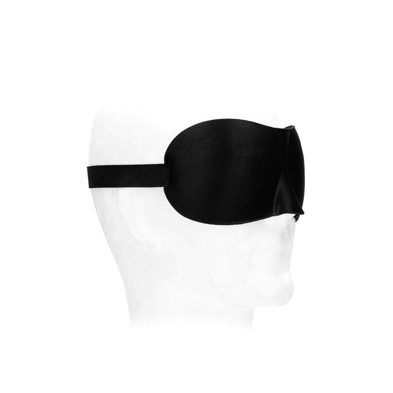 Ouch White Satin Curvy Eye Mask Eye Restraint > Bondage Gear > Masks