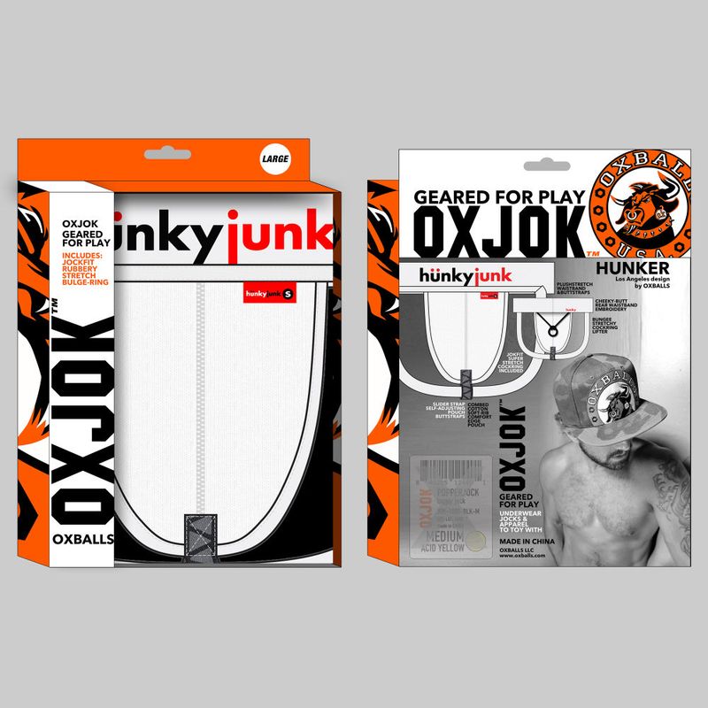 Oxballs Hunker Slider Strap Jock (White Snow) – Strap Jock > Clothes > Jockstraps