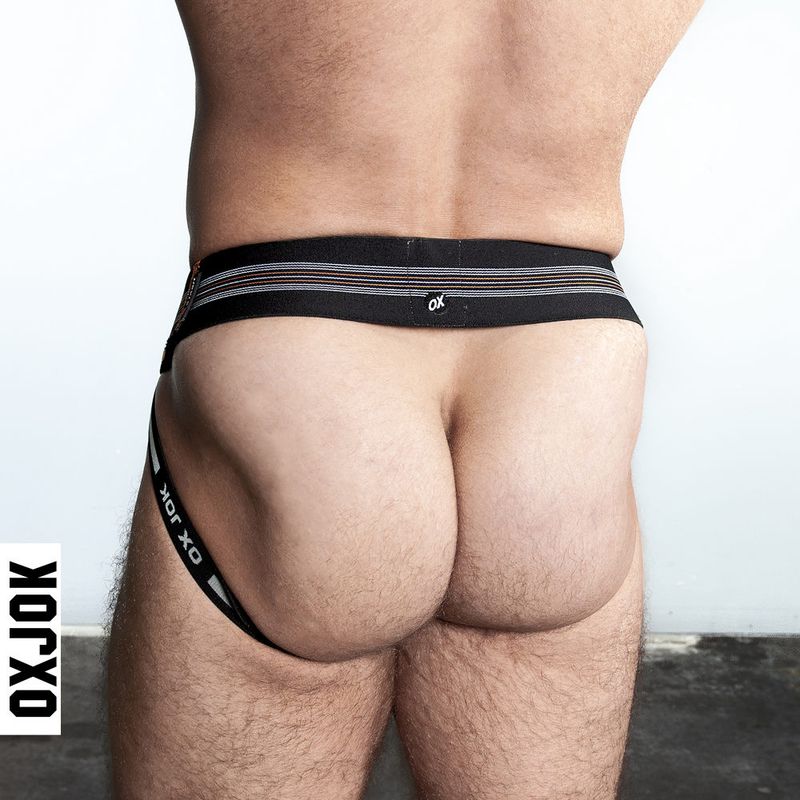 Oxballs Slingjock Upthrust Slider-Strap Jock (Black Iron) – Comfortable Men's Jockstrap > Clothes > Jockstraps