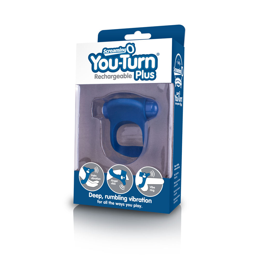 Charged You-Turn Plus – Rechargeable Silicone Vibrating Cock Ring > Cock Ring > Vibrating