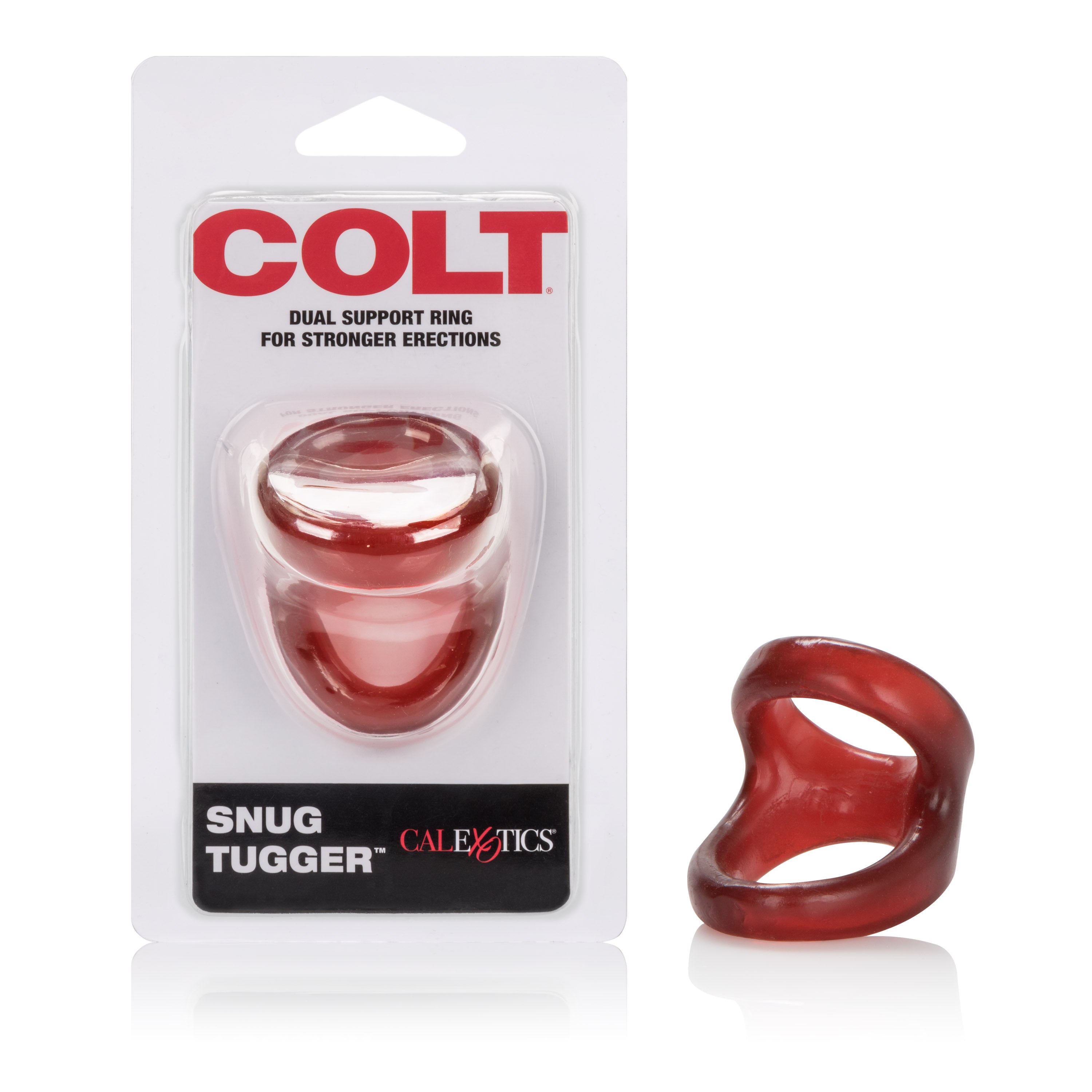 Colt Snug Tugger – Phthalate-Free Thermoplastic Rubber Double Cock Ring with Scrotum Support > Cock Ring > Sling