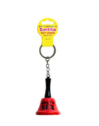 Super Fun Key Chain Novelty Bell Keychain Red > Novelties > Gag Gifts