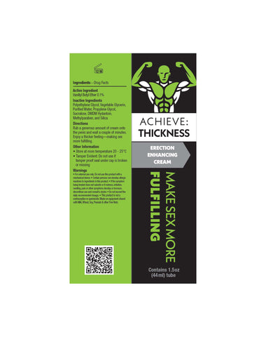 Achieve: Thickness - Erection Enhancing Cream for Men 44 ml Default Title ENHANCERS