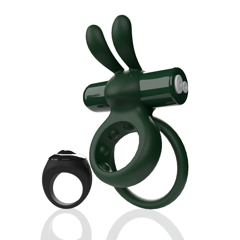 Ohare Remote Control (Green) – Waterproof Rechargeable Wearable Rabbit Vibrator with Double-Ring Design > Sex Toys > Couples Toys Main image