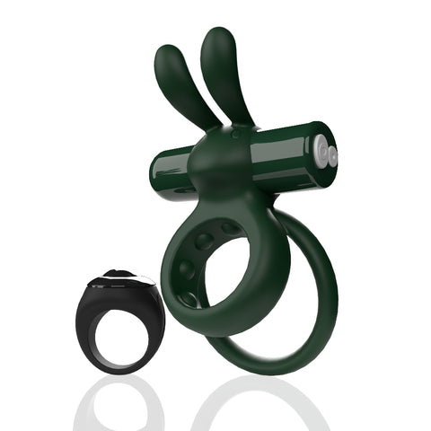 Ohare Remote Control (Green) – Waterproof Rechargeable Wearable Rabbit Vibrator with Double-Ring Design > Sex Toys > Couples Toys
