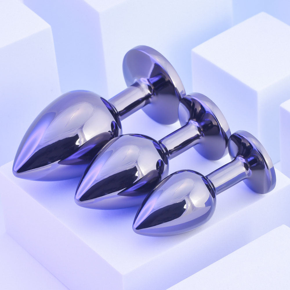 Playboy Pleasure PLEASURE 3 WAYS Anal Training Kit > Anal Range > Butt Plug Kits