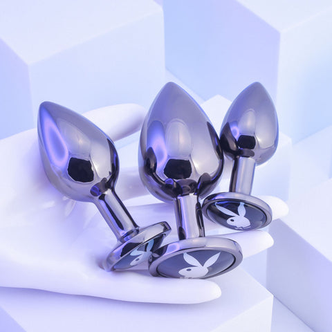 Playboy Pleasure PLEASURE 3 WAYS Anal Training Kit > Anal Range > Butt Plug Kits